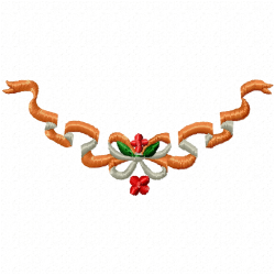 Ribbions And Bows Embroidery Design 8 Ribbions And Bows Embroidery Design 8